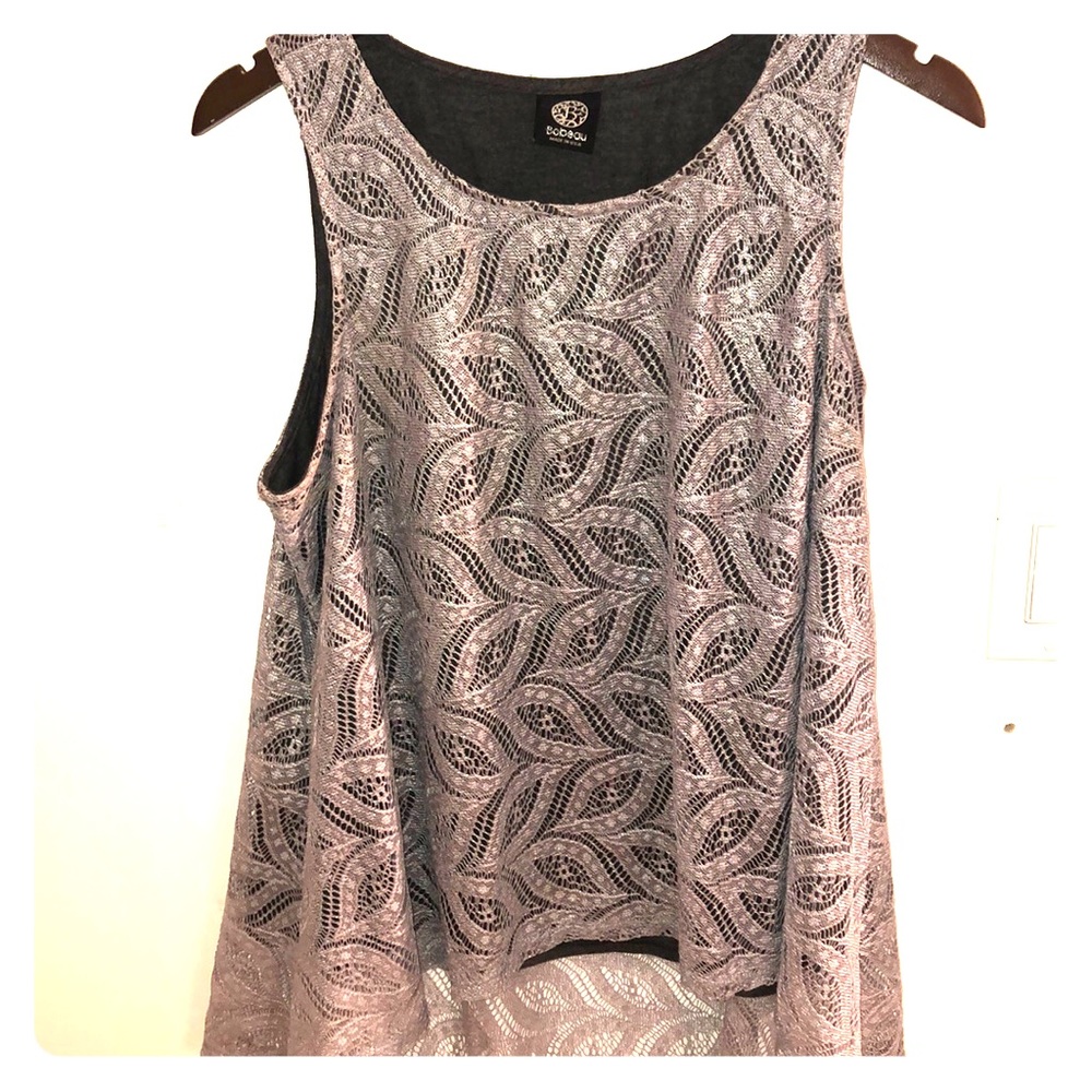 Lace Bobeau High Low Tank Size XL
